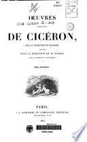 Oeuvres complètes de Cicéron avec la traduction en français