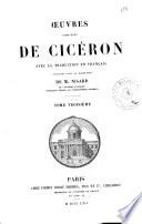 Oeuvres complètes de Cicéron, avec la traduction en français