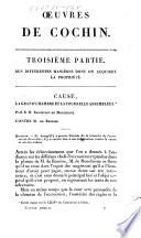 Oeuvres complètes de Cochin, avocat au Parlement de Paris
