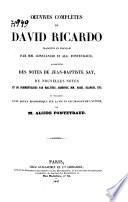 Oeuvres complètes de David Ricardo