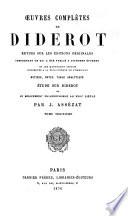 Oeuvres complètes de Diderot: Beaux arts (cont.) Encyclopédie