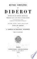 Oeuvres complètes de Diderot: Encyclopédie, r-z. Voyages. Œvures diverses, pt. 1