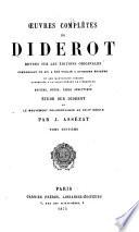 Oeuvres complètes de Diderot: Philosophie (cont.) Belles-lettres. Sciences
