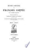 Oeuvres complètes de François Coppée ...