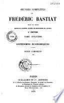 Oeuvres complètes de Frédéric Bastiat