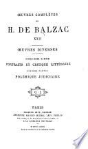 Oeuvres complètes de H. de Balzac