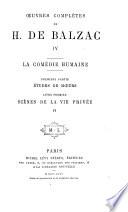 Oeuvres complètes de H. de Balzac