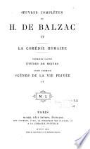 Oeuvres complétes de Honoré de Balzac