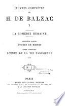 Oeuvres complétes de Honoré de Balzac