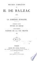 Oeuvres complétes de Honoré de Balzac