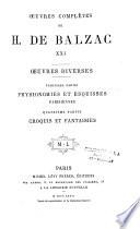 Oeuvres complétes de Honoré de Balzac