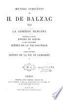 Oeuvres complétes de Honoré de Balzac