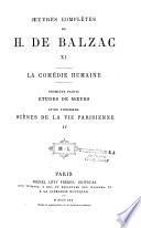 Oeuvres complétes de Honoré de Balzac