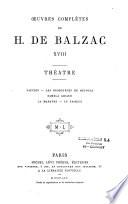 Oeuvres complétes de Honoré de Balzac