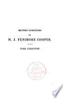 Oeuvres complètes de J. Fenimore Cooper