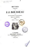 Oeuvres complètes de J.J. Rousseau avec des éclaircissements et des notes historiques par P.R. Auguis