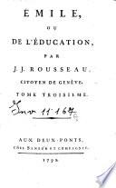 Oeuvres complètes de J. J. Rousseau, citoyen de Genève. Tome premier [-trente-troisième]