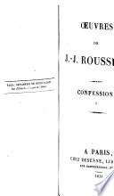 Oeuvres complètes de J. J. Rousseau