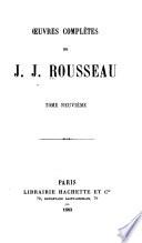 Oeuvres complètes de J.J. Rousseau