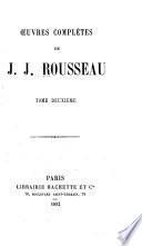 Oeuvres complètes de J.J. Rousseau