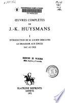 Oeuvres complètes de J.-K. Huysmans
