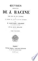 Oeuvres complètes de J. Racine