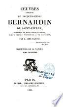 Oeuvres complètes de Jacque-Henri-Bernardin de Saint-Pierre