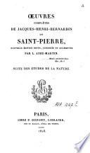 Oeuvres complètes de Jacques-Henri-Bernardin de Saint-Pierre