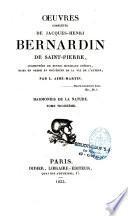 Oeuvres complètes de Jacques-Henri Bernardin de Saint-Pierre