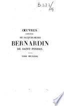 Oeuvres complètes de Jacques-Henri Bernardin de Saint-Pierre