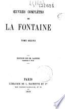 Oeuvres complètes de Jean de La Fontaine