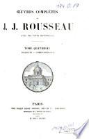 Oeuvres complètes de Jean Jacques Rousseau