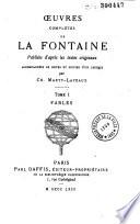 Oeuvres complètes de La Fontaine