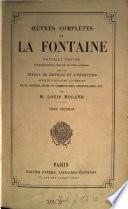 Oeuvres complètes de La Fontaine