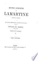 Oeuvres complètes de Lamartine, publiées et inéditées ...