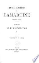 Oeuvres complètes de Lamartine publiées et inédites