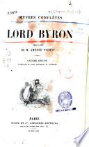 Oeuvres completes de Lord Byron