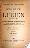 Oeuvres complètes de Lucien de Samosate
