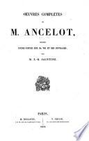 Oeuvres complètes de M. Ancelot