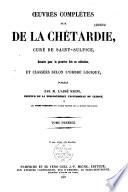 Oeuvres complètes de M. de La Chétardie,...