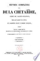 Oeuvres complètes de M. de La Chétardie,...
