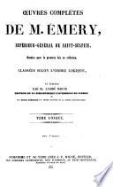 Oeuvres complètes de M. Émery, supérieur-général de Saint-Sulpice