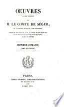 Oeuvres complètes de M. le comte de Ségur