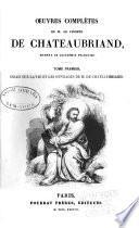 Oeuvres complètes de m. le vicomte de Chateaubriand: Essais sur la vie de Chateaubriand