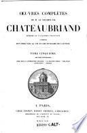 Oeuvres complètes de M. le Vicomte de Chateaubriand