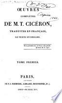 Oeuvres complètes de M.T. Cicéron: De la rhétorique, à C. Herennius, tr. de J.B. Levée