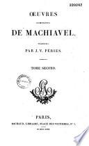 Oeuvres complètes de Machiavel