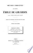 Oeuvres complètes de madame Émile de Girardin, née Delphine Gay