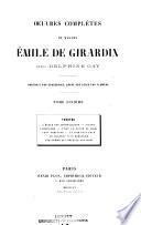 Oeuvres complètes de madame Émile de Girardin, née Delphine Gay