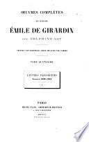 Oeuvres complètes de madame Émile de Girardin, née Delphine Gay